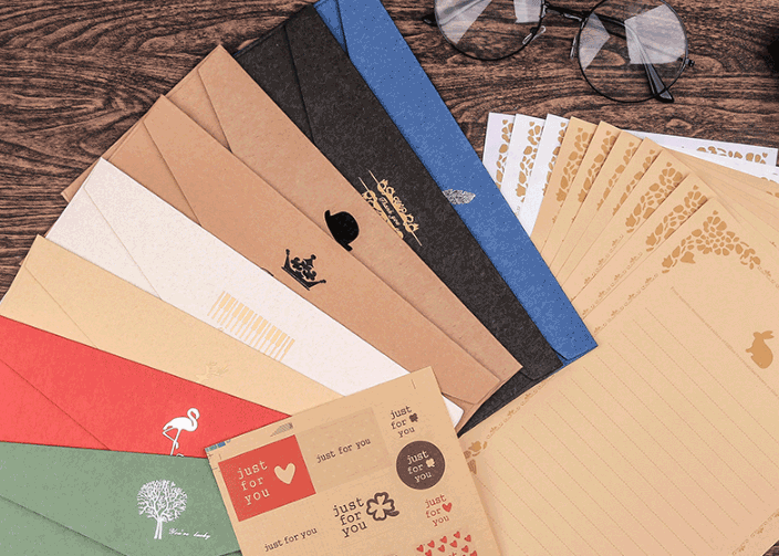 文藝小清新復古信紙信封制作 第1張 文藝小清新復古信紙信封制作 第1張