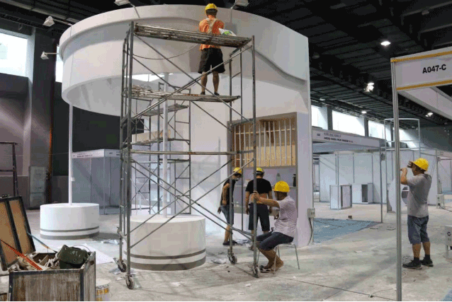2019年國(guó)際大型展示展覽搭建現(xiàn)場(chǎng)  第4張