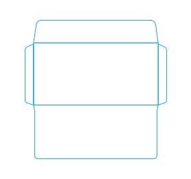 6號(hào)西式120x230x40mm平角