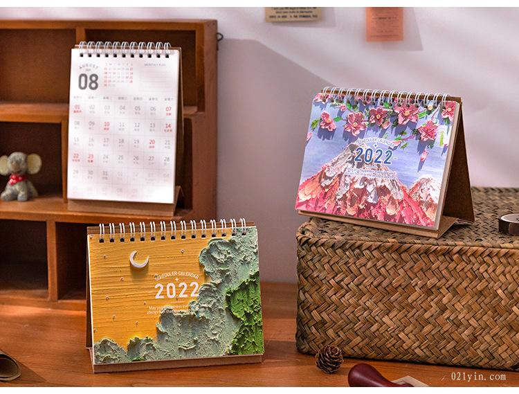 2022年臺歷文藝復興系列 桌面臺歷復古油畫線圈日歷 6款  第3張