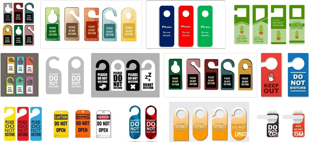 國(guó)外設(shè)計(jì)酒店掛卡印刷  第3張