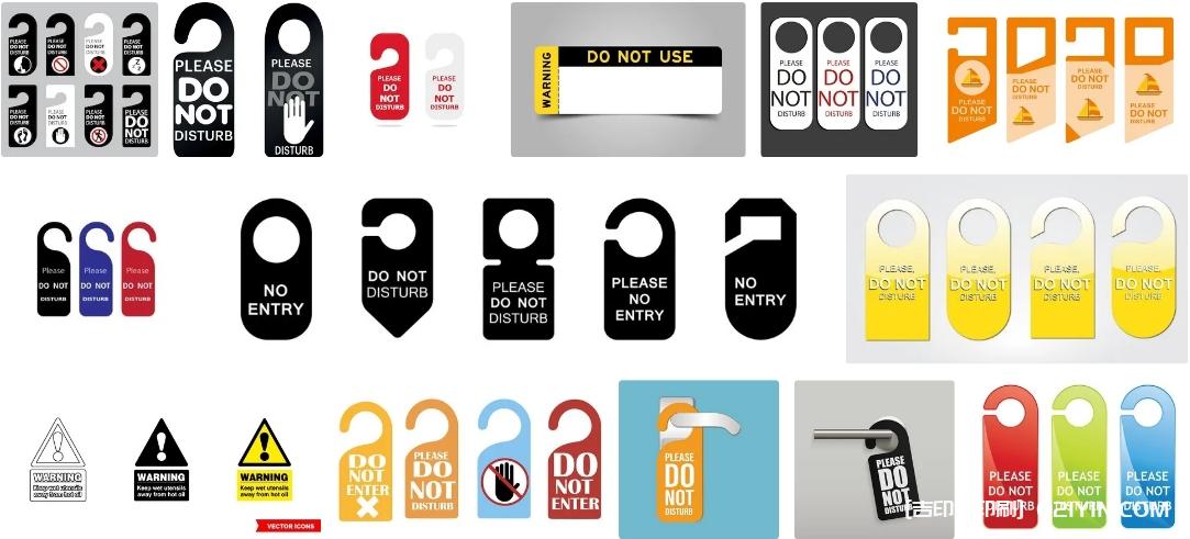 國(guó)外設(shè)計(jì)酒店掛卡印刷  第6張