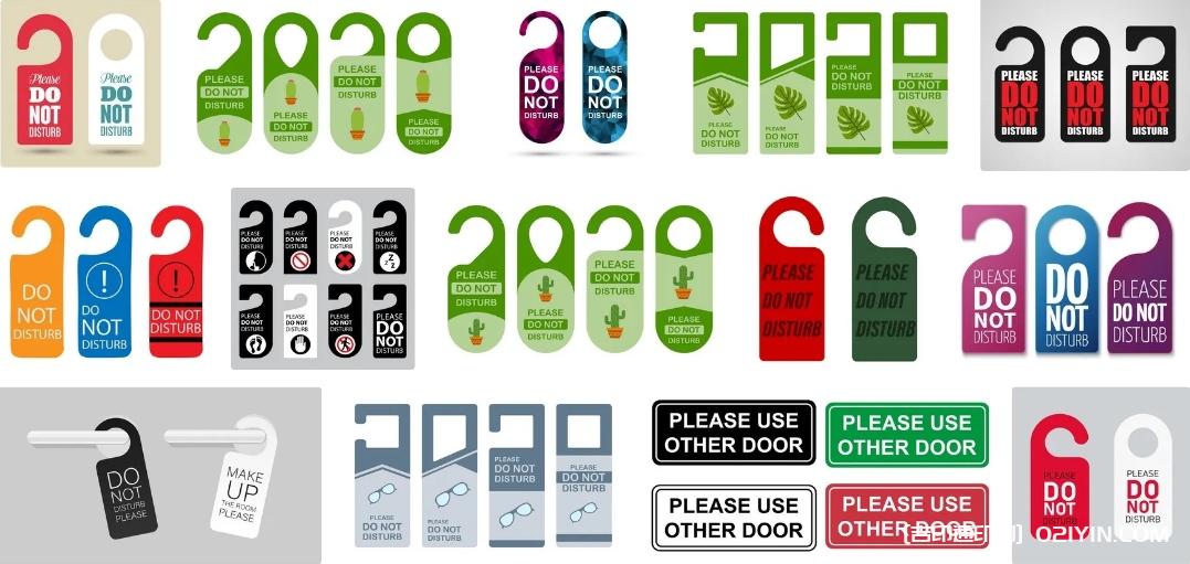 國(guó)外設(shè)計(jì)酒店掛卡印刷  第5張